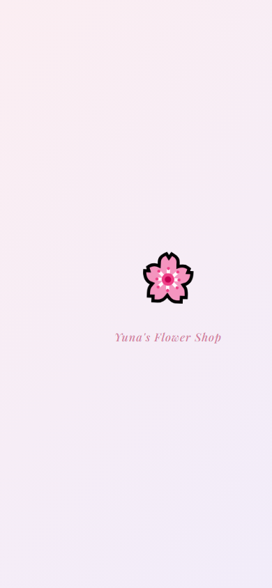 Yuna's Flower Shop website mobile screenshot
